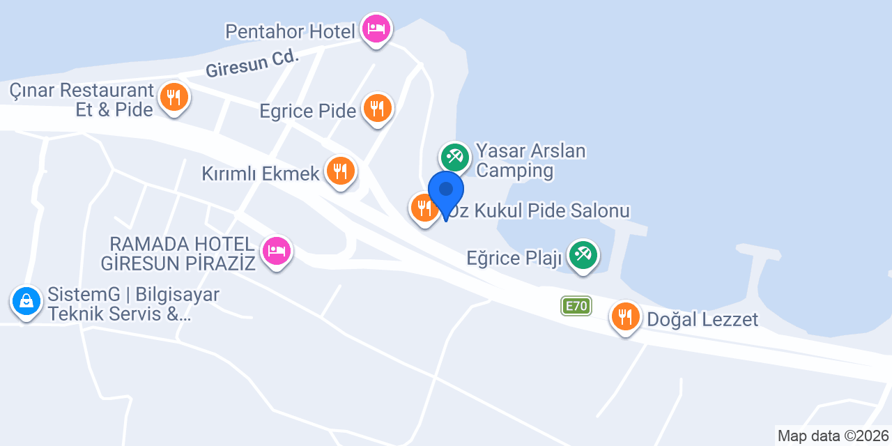 Eğrice Plajı & Camping konumu