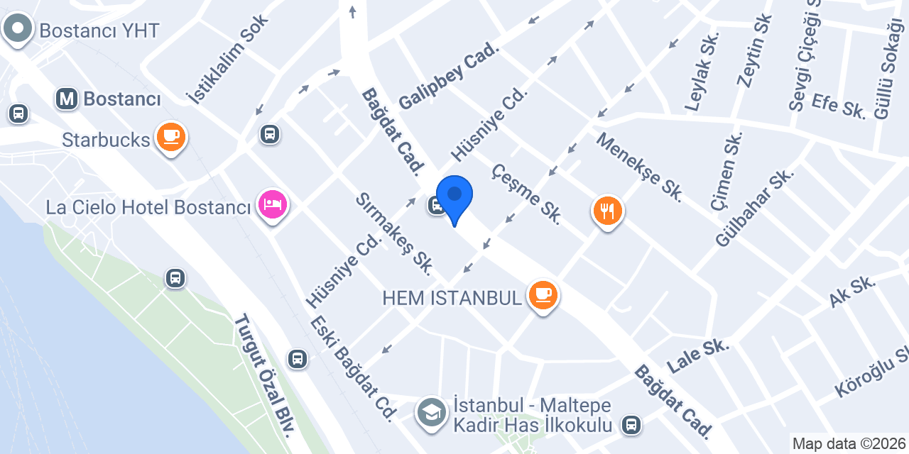 QNB Küçükyalı Şubesi konumu