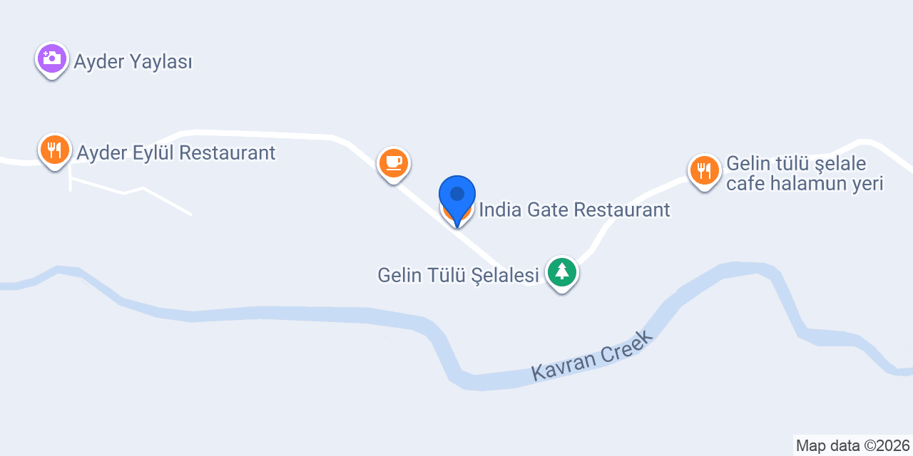 India Gate Restaurant Ayder (مطعم بوابة الهند) konumu