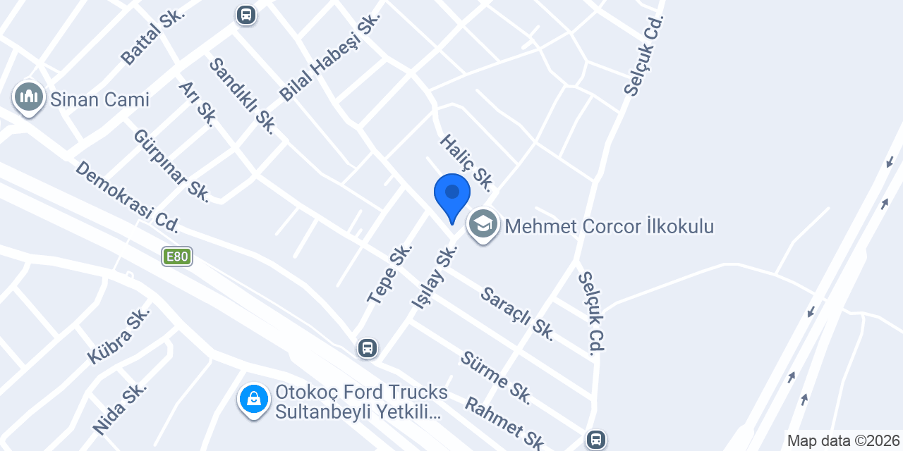 Mecidiye Anaokulu konumu