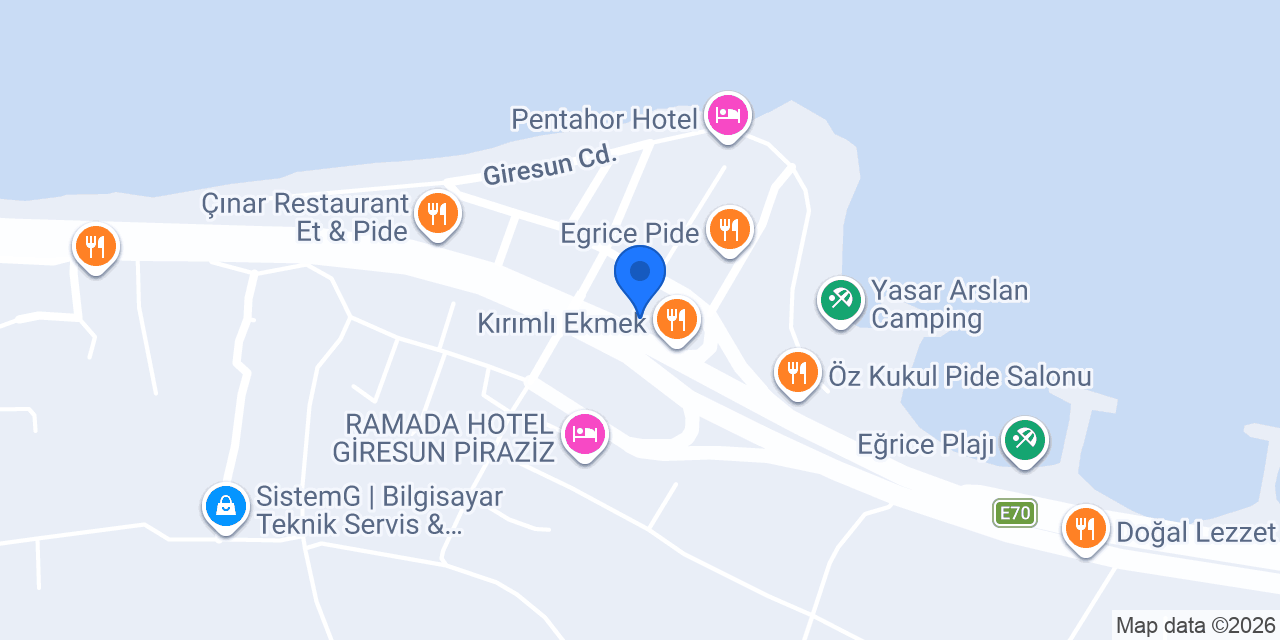 EĞRİCE EKMEK FIRINI konumu