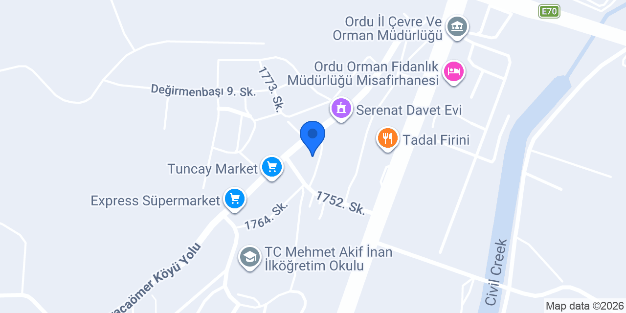 Öz mercan Mobilya konumu