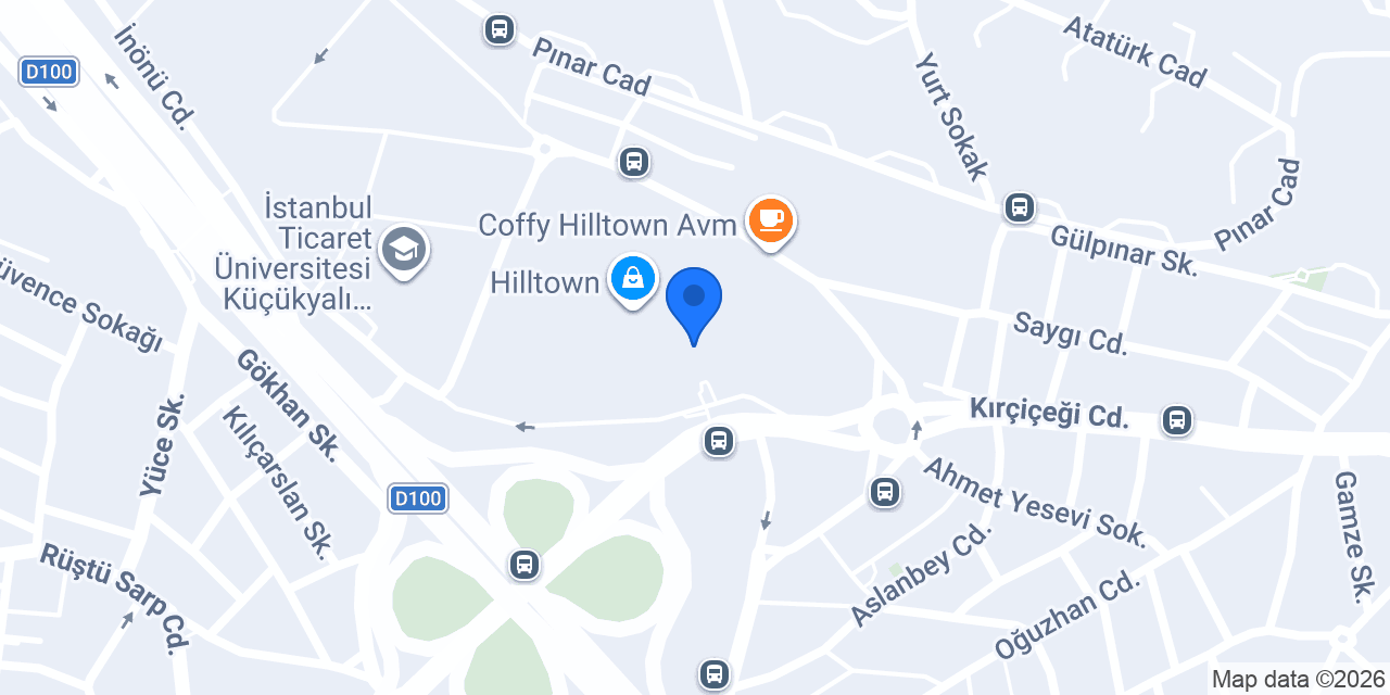 Akar Terzi Hilltown Avm konumu