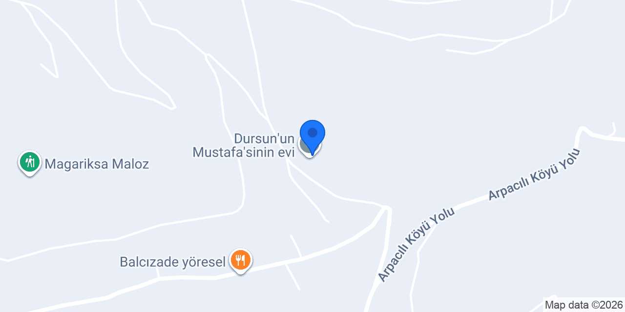 Dursun'un Mustafa'sinin evi konumu