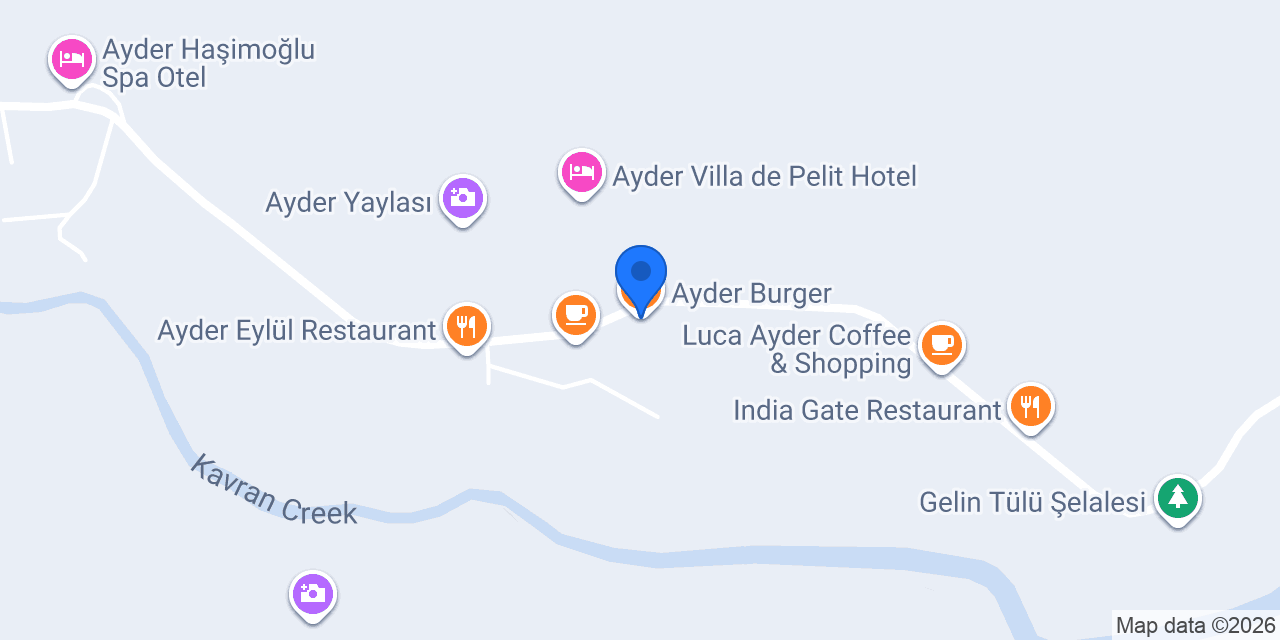 Ayder Burger konumu