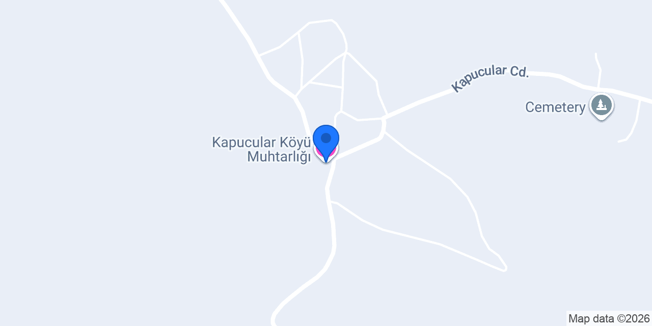 Kapucular Köyü Muhtarlığı konumu
