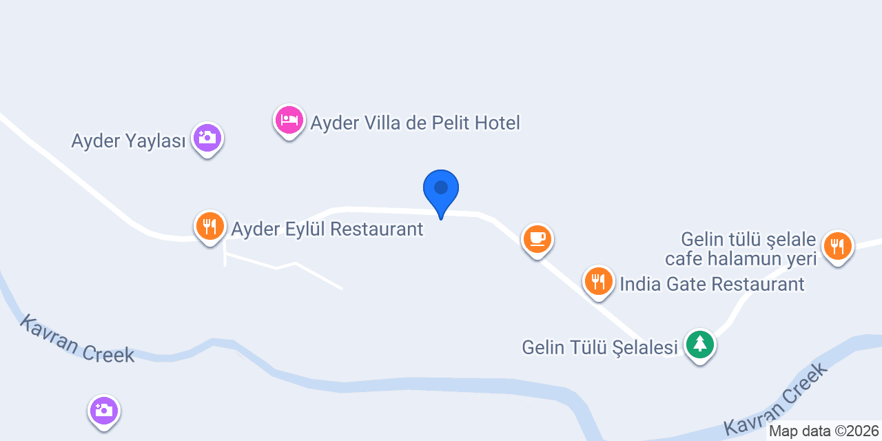 Karemiş Cafe Ayder konumu