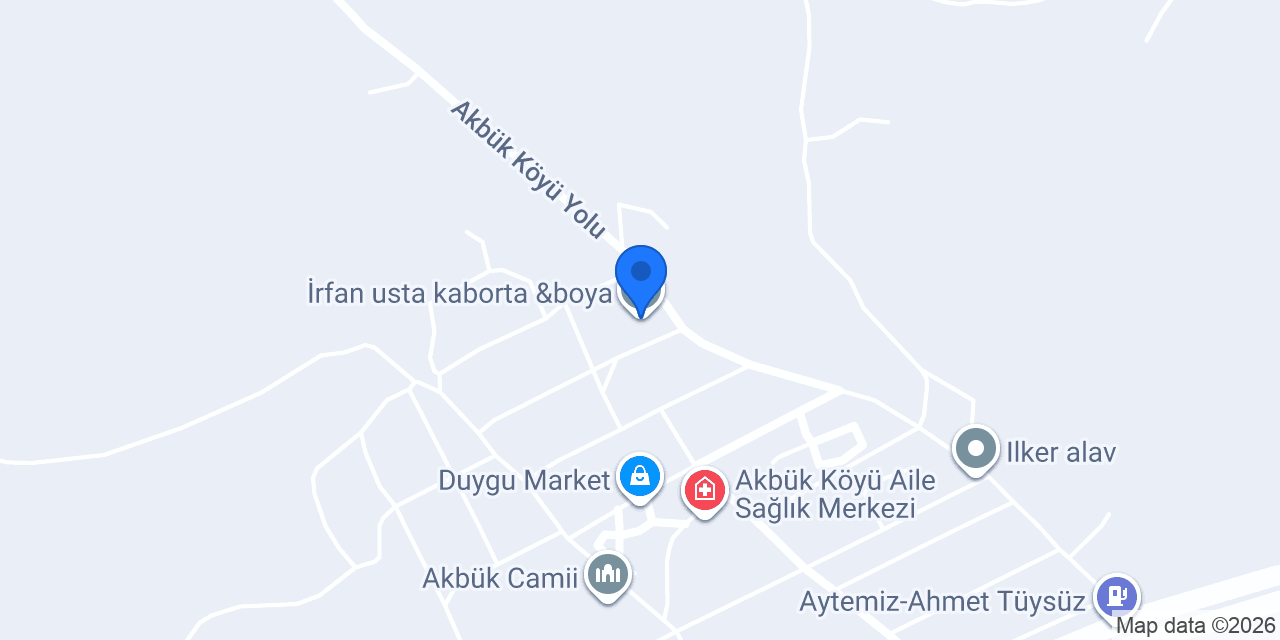 İrfan usta kaborta &boya konumu