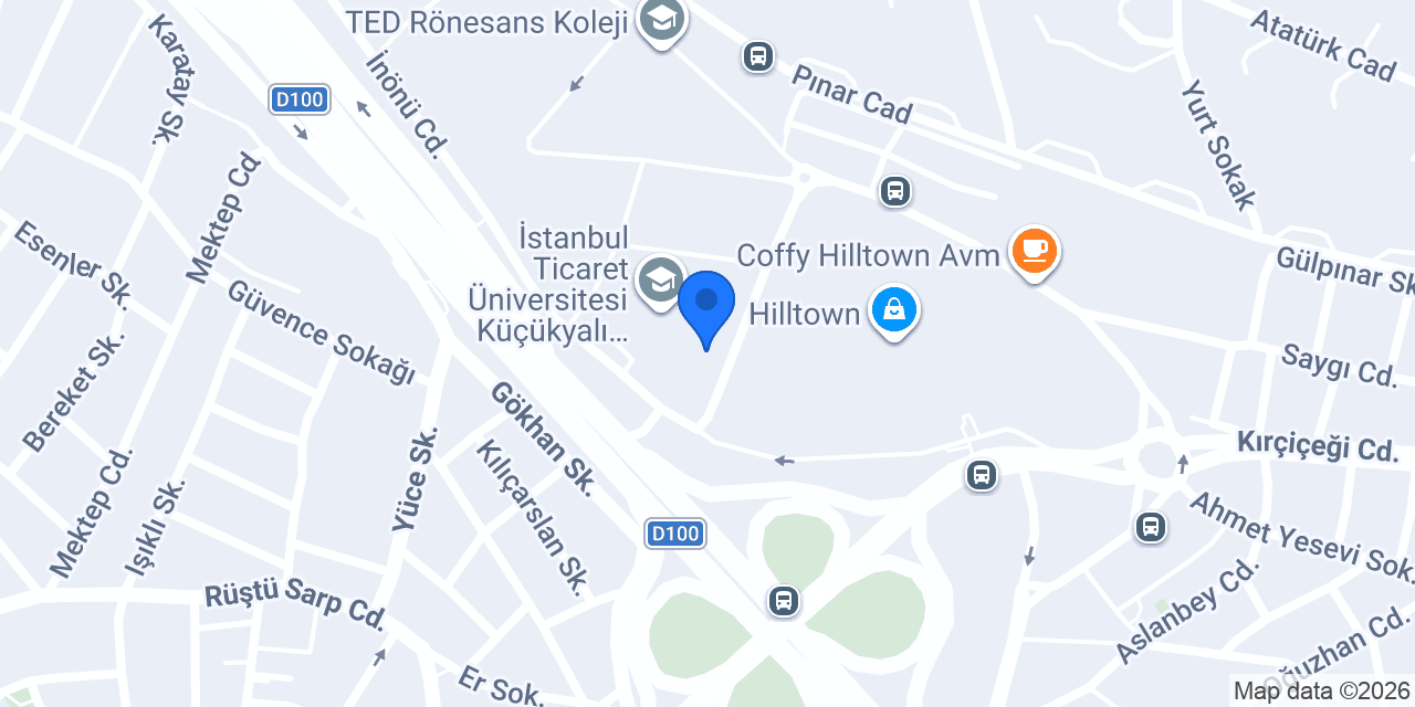 Sensus Hilltown konumu