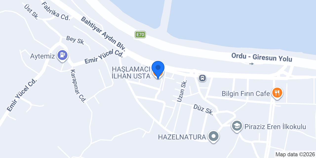 Haşlamacı İLHAN USTA konumu
