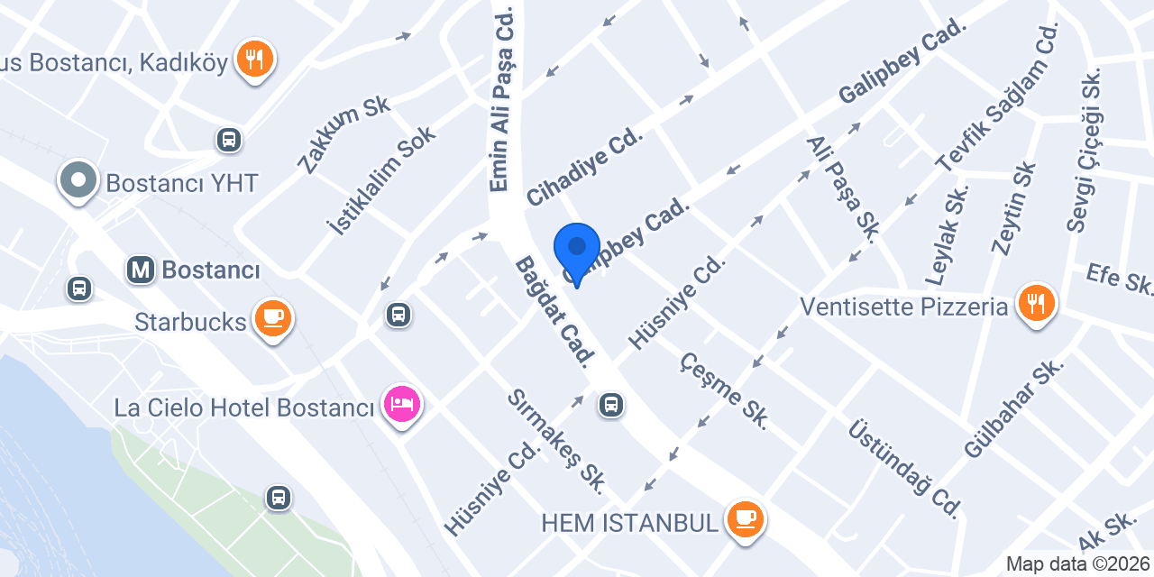 Kuğu Pastanesi konumu