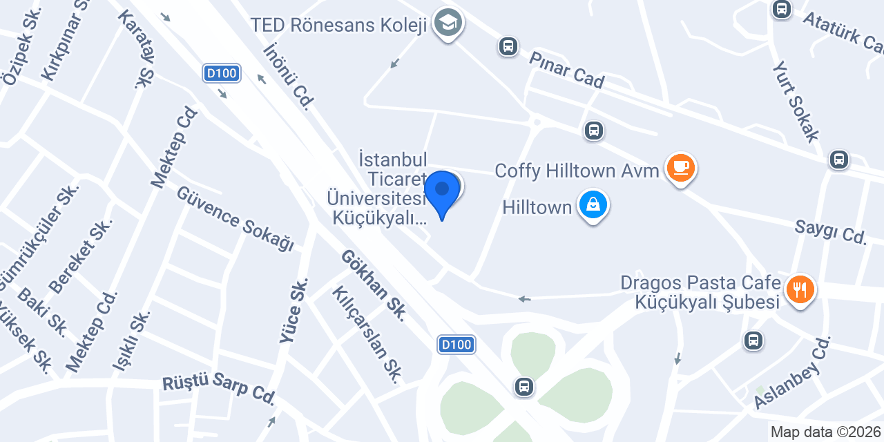 Vodafone Cep Merkezi konumu