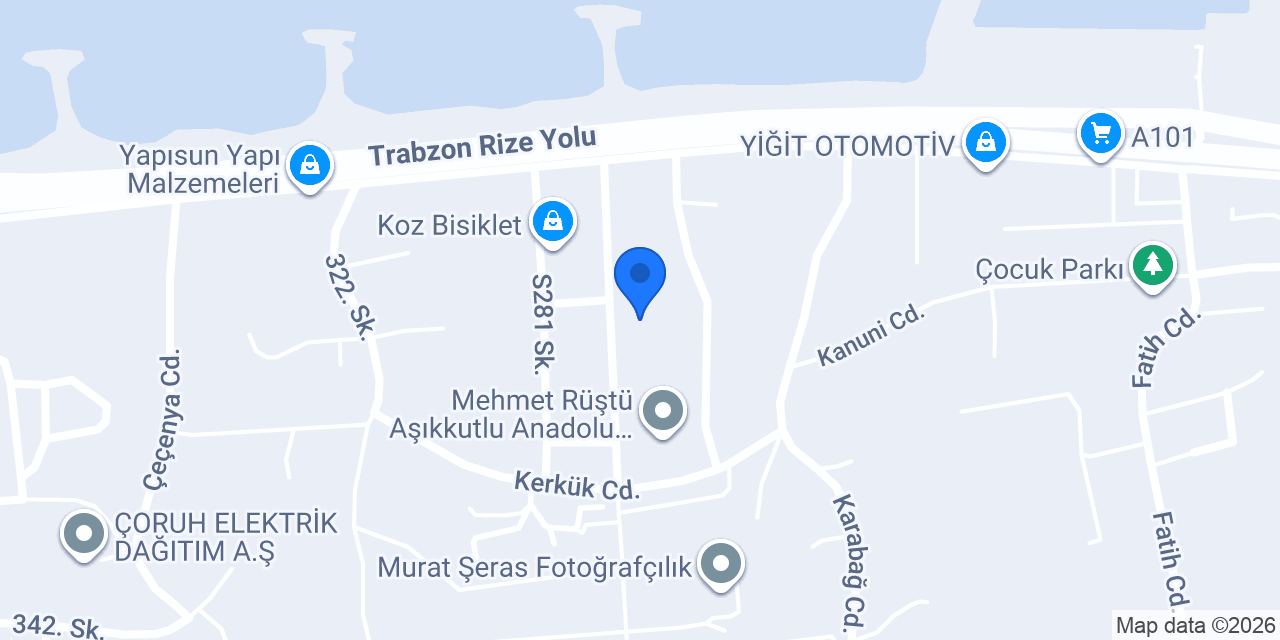 YÜCE ÇEBİ TİC. LTD. ŞTİ. konumu