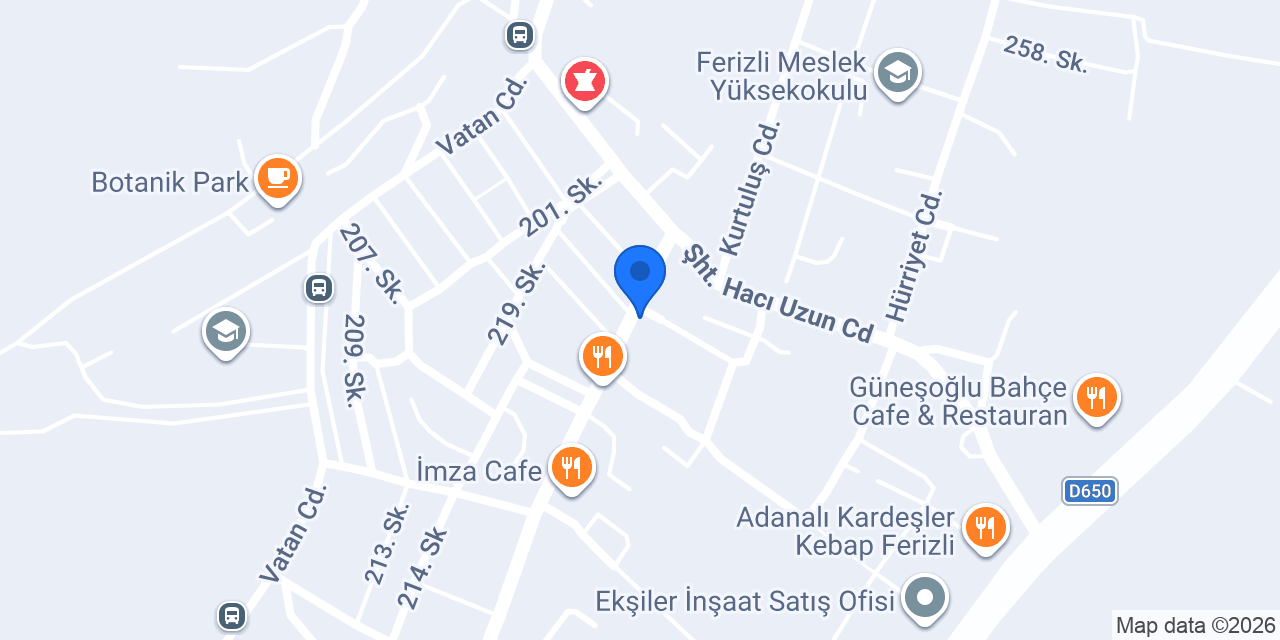 USTAOĞLU YAPI konumu