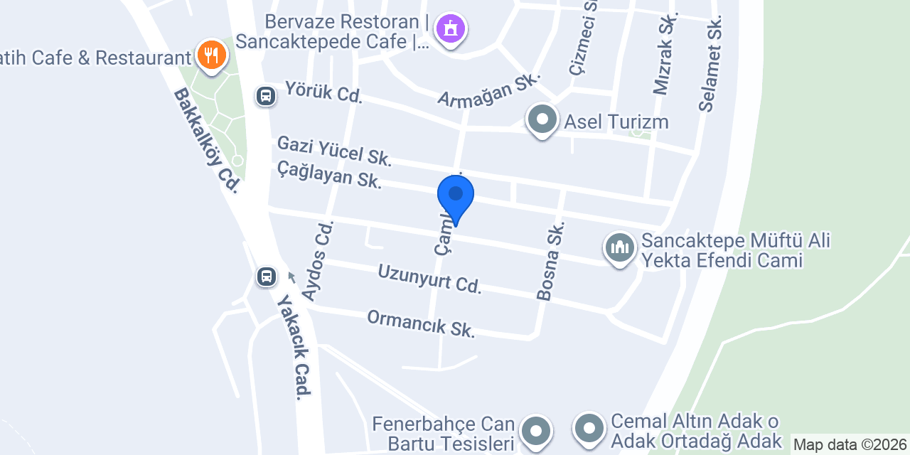 Şükrü Usta Terzi konumu