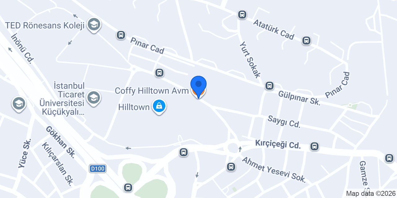 Coffy Hilltown Avm konumu