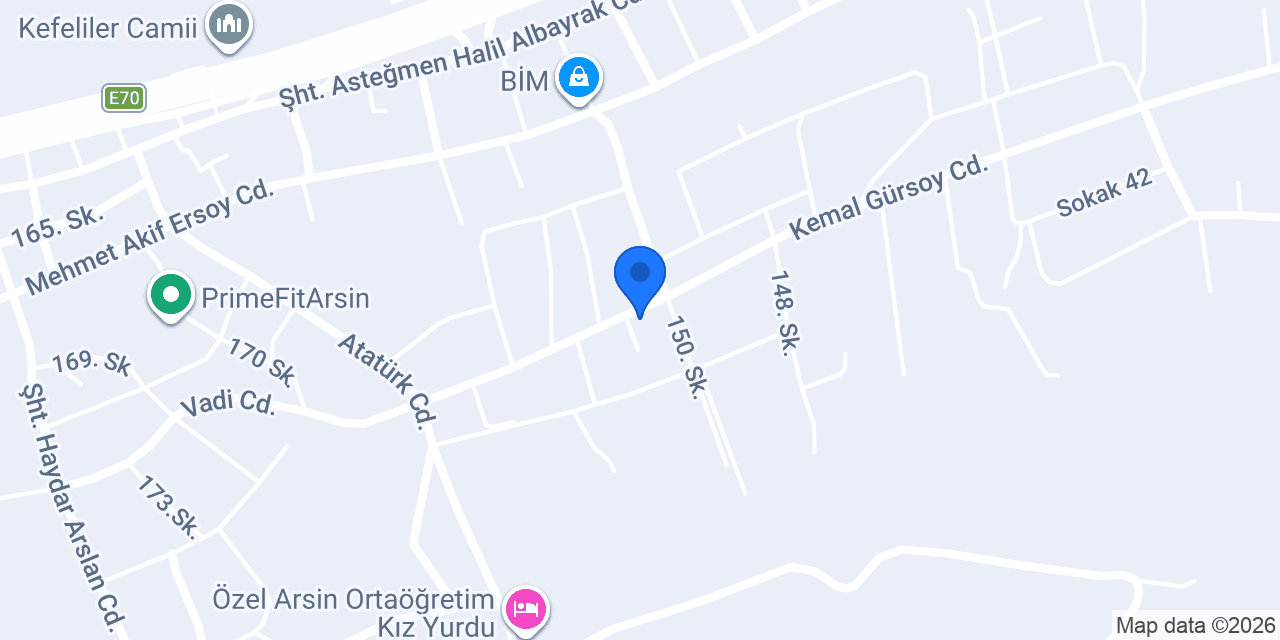 Maviş Bayan Kuaför konumu
