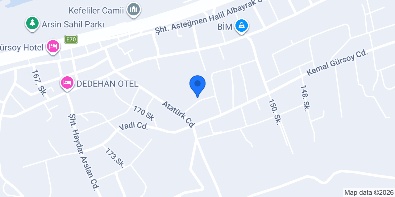 İnci İnşaat Yapı konumu