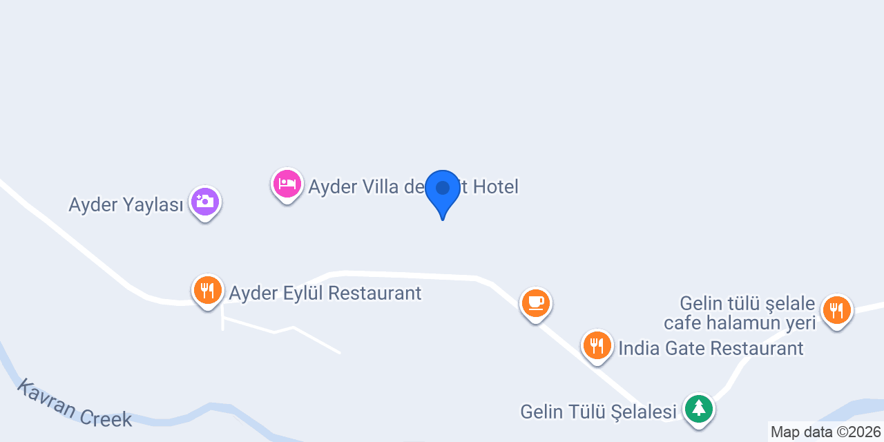 Ayder Polen Pansiyon konumu
