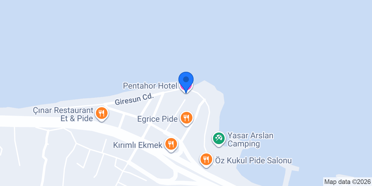 Pentahor Hotel konumu