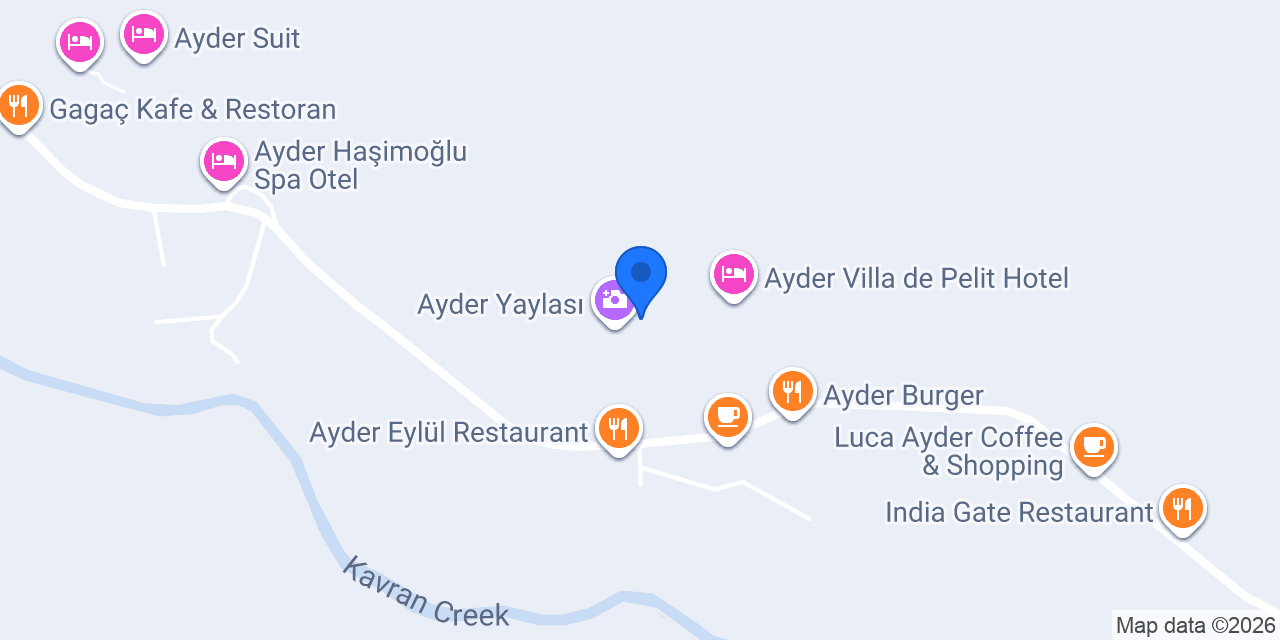Ayder Villa Bravo konumu