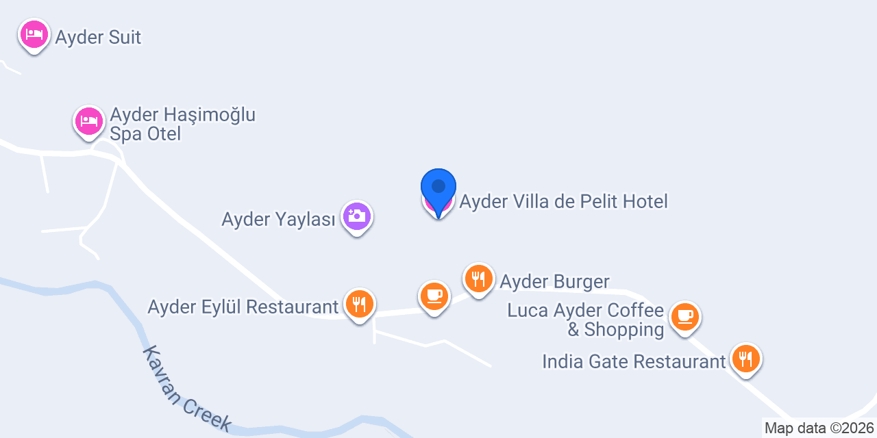 Ayder Villa de Pelit Hotel konumu