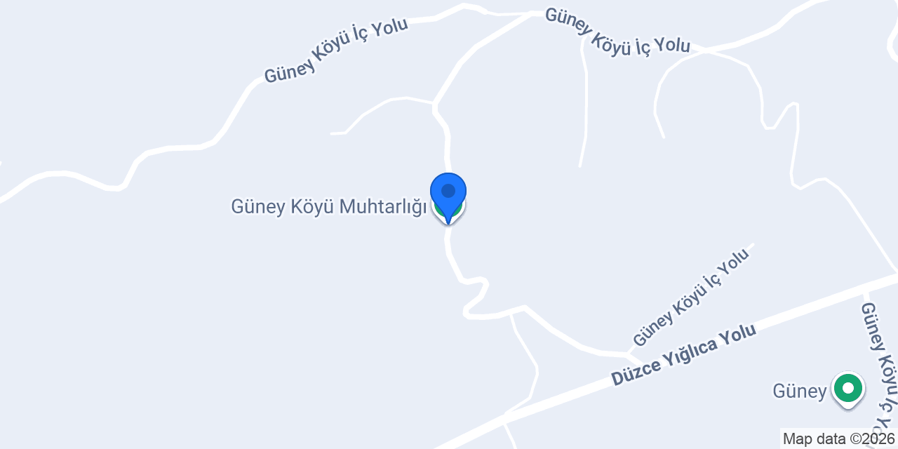 Güney Köyü Muhtarlığı konumu