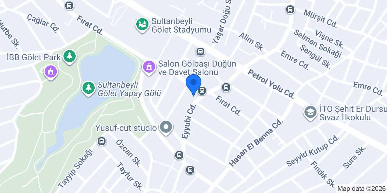 Güleryüz Avm konumu
