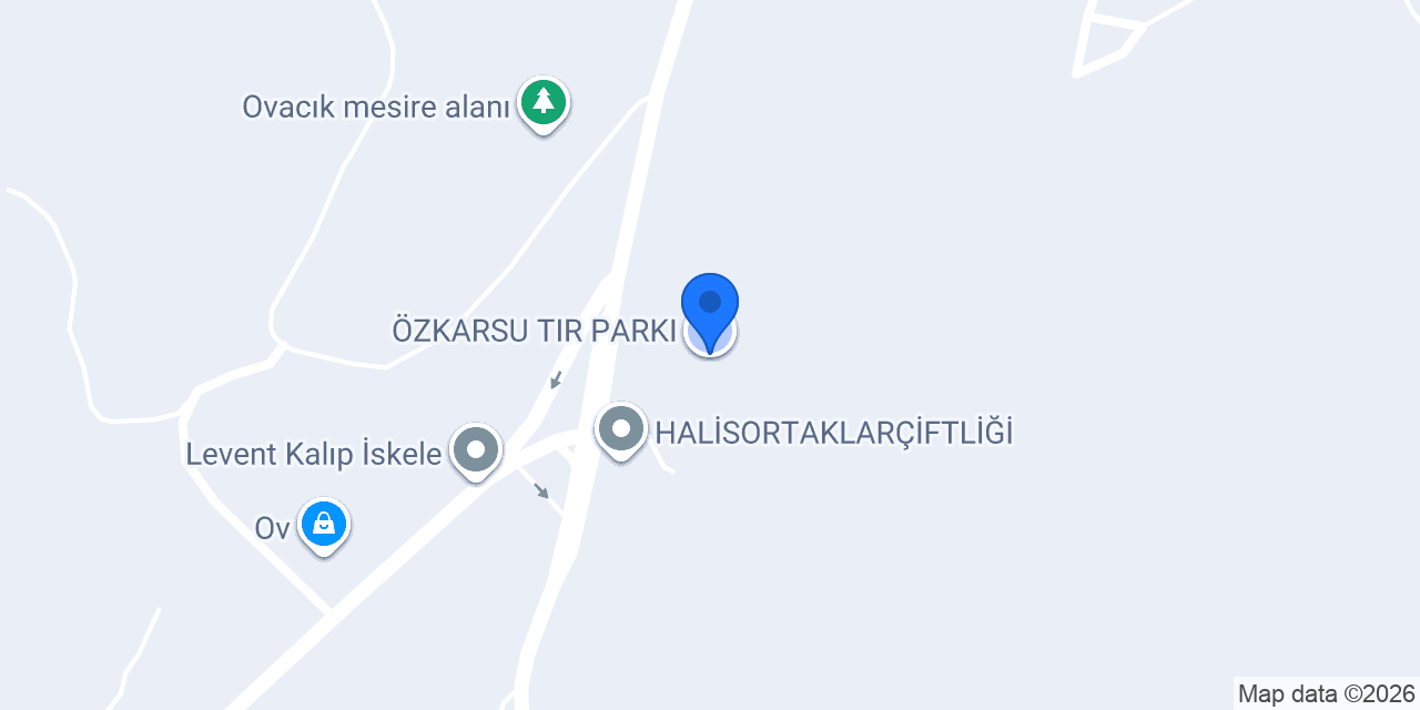 ÖZKARSU TIR PARKI konumu
