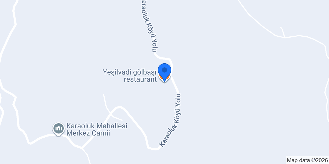Yeşilvadi gölbaşı restaurant konumu