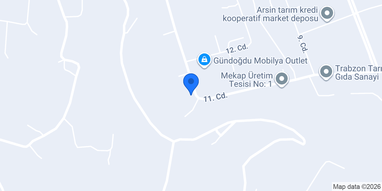 Mekap Üretim Tesisi No: 2 konumu