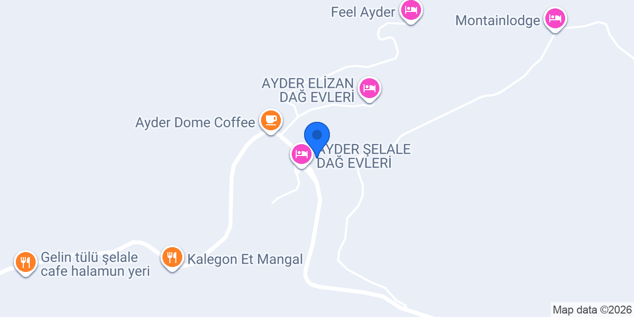 AYDER Güven Dağ Evi konumu