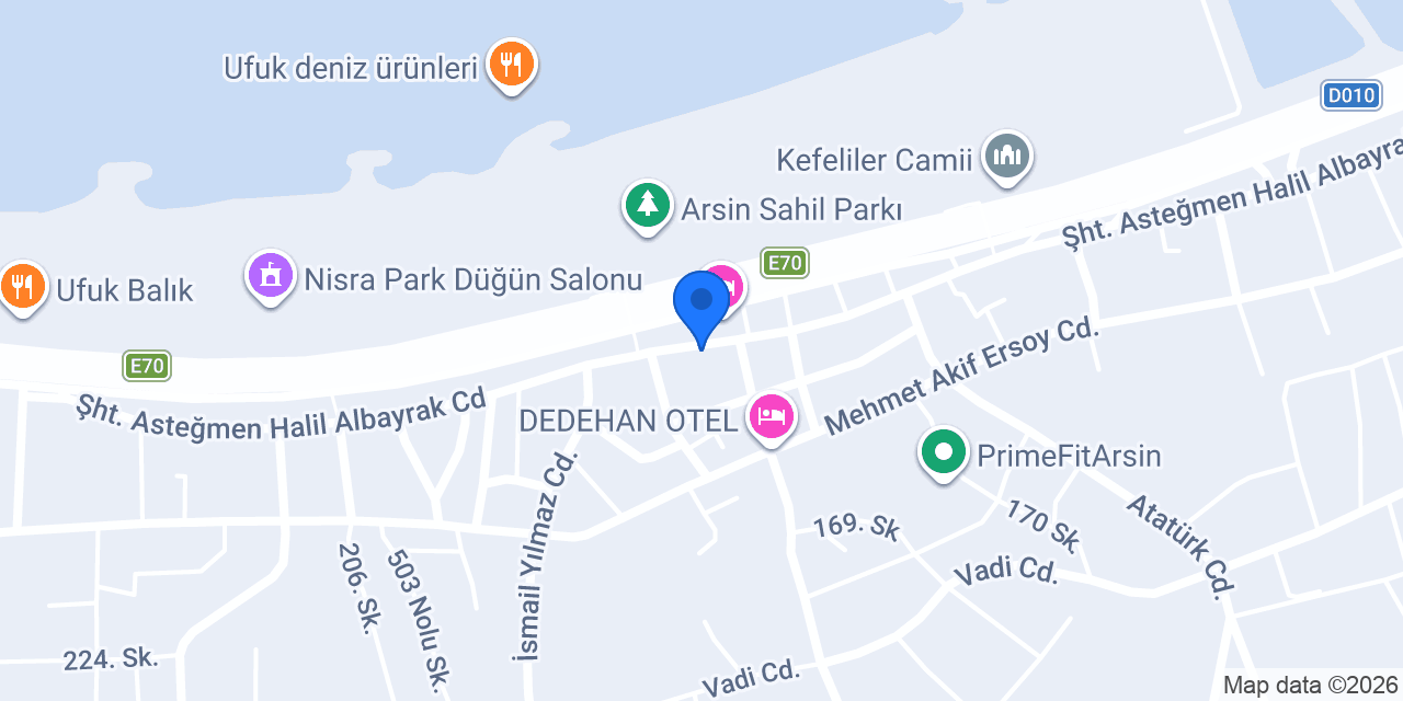Bal badem Arsin konumu
