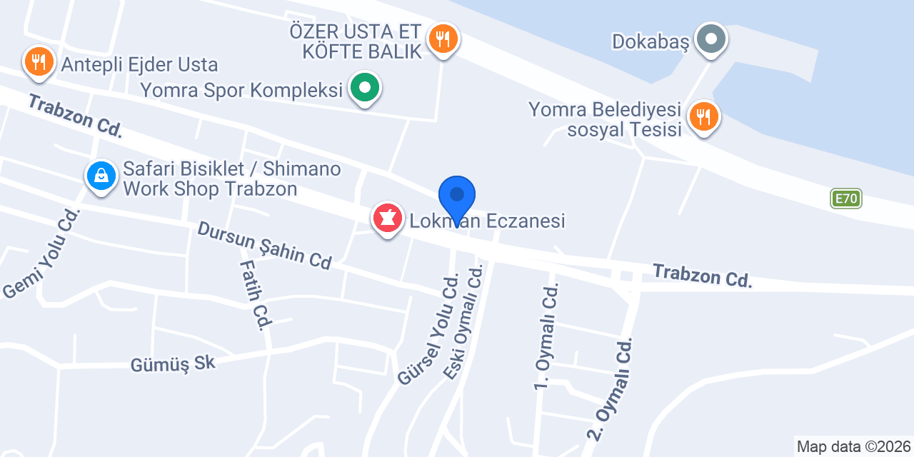 LAHMACUN HOUSE YOMRA konumu