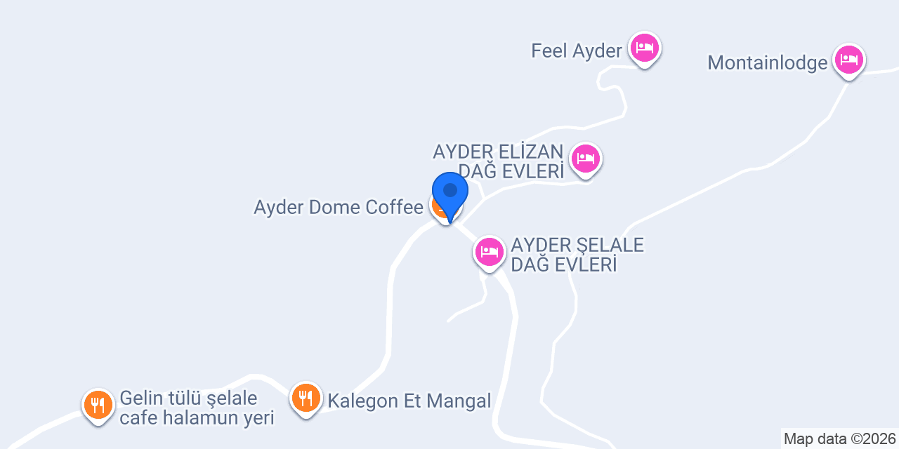 Ayder Smail Oberj Coffee Dağ Evi konumu