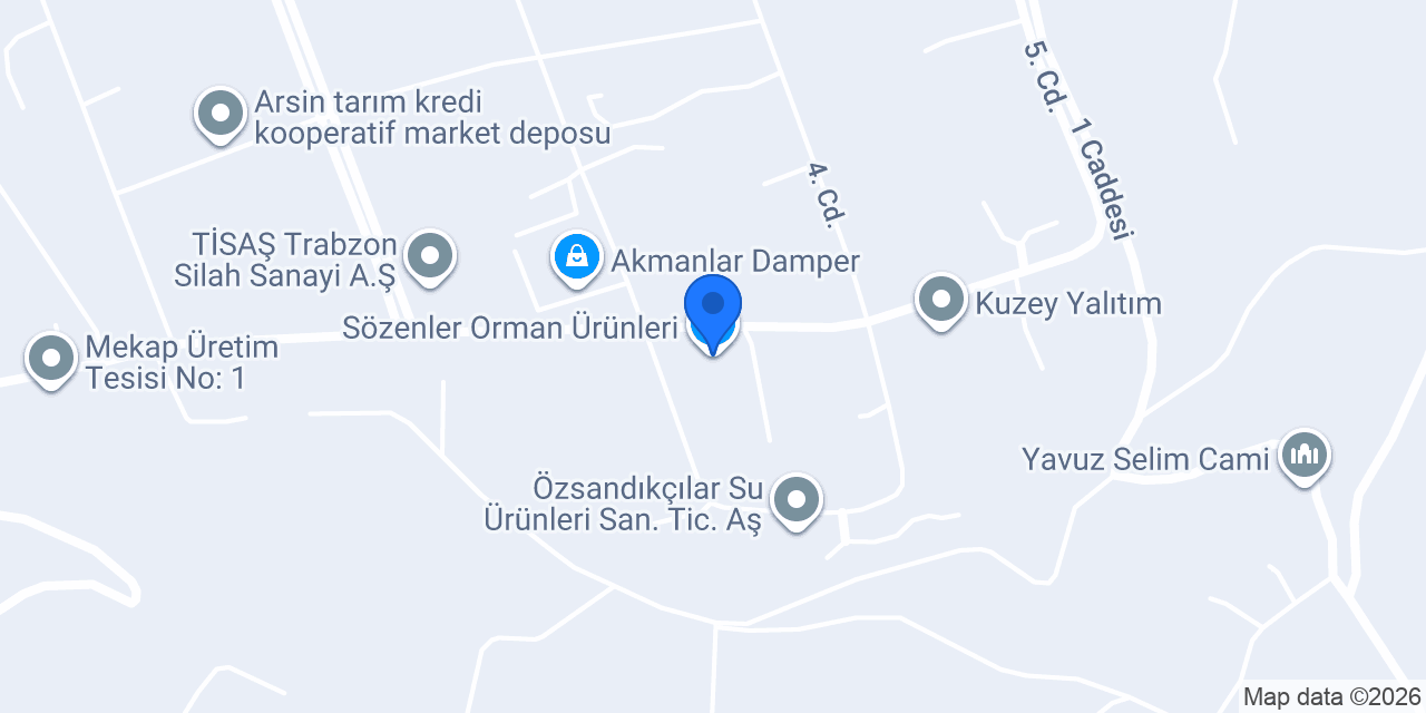 Sözenler Orman Ürünleri konumu
