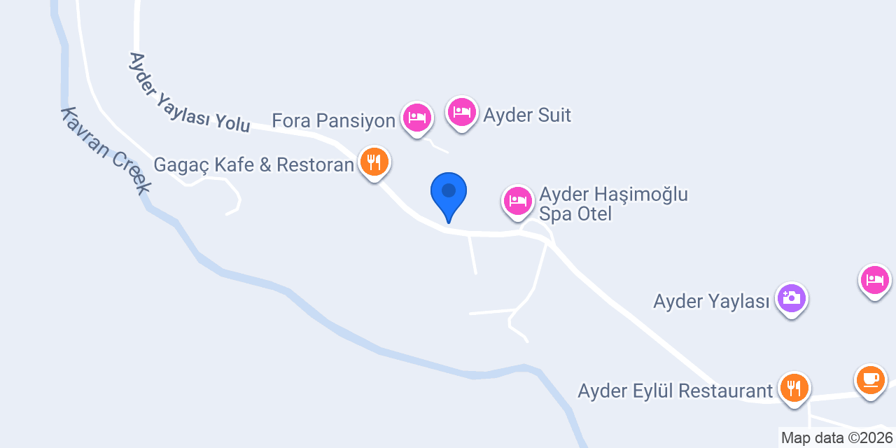 Ardıç Apart Otel (Ayder) konumu