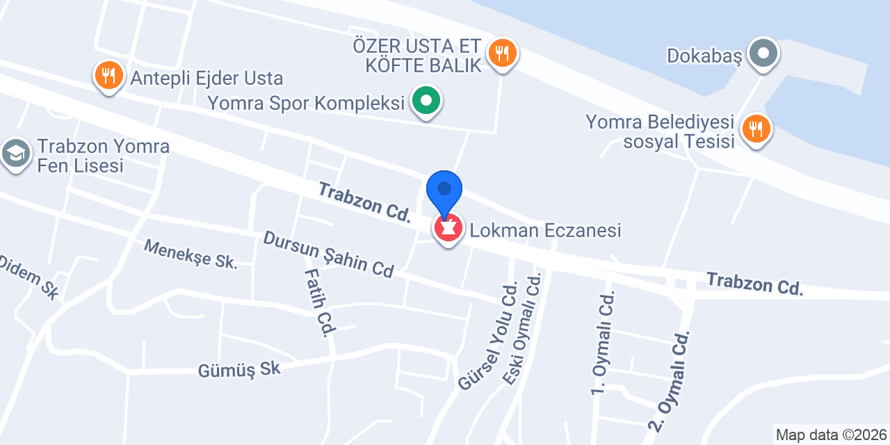 Yomra Merkez Taksi konumu