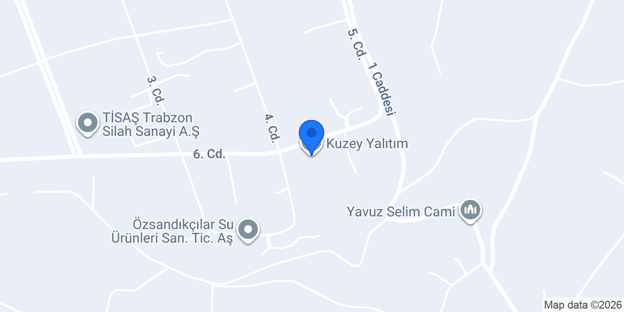 Kuzey Yalıtım konumu