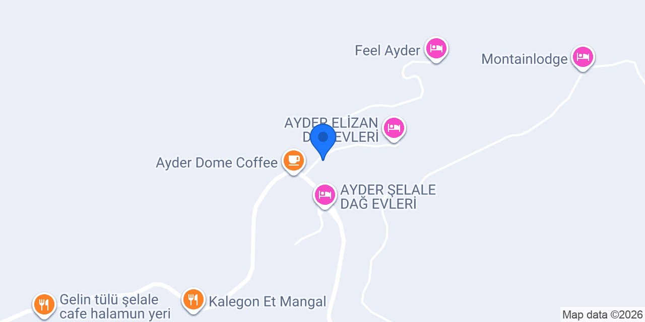 Ayder Avusor Butik Otel konumu