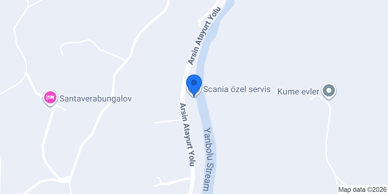 Scania özel servis konumu