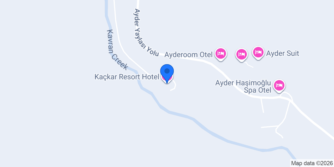 Kaçkar Resort Hotel konumu