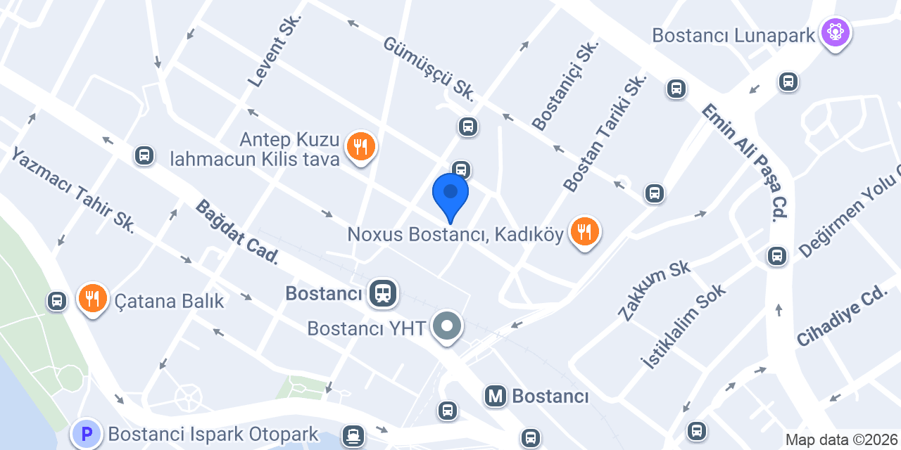 Bostancı Fırın cafe konumu