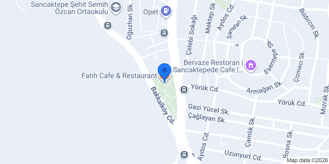 Fatih Cafe & Restaurant konumu