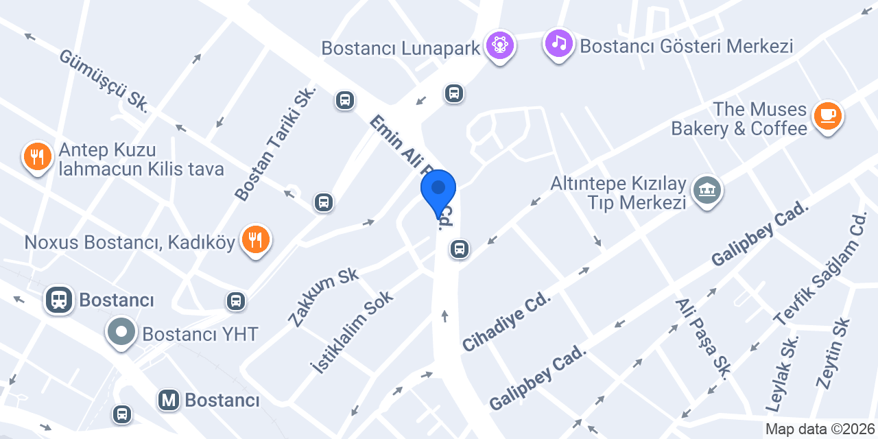Sezer Optik Bostancı konumu