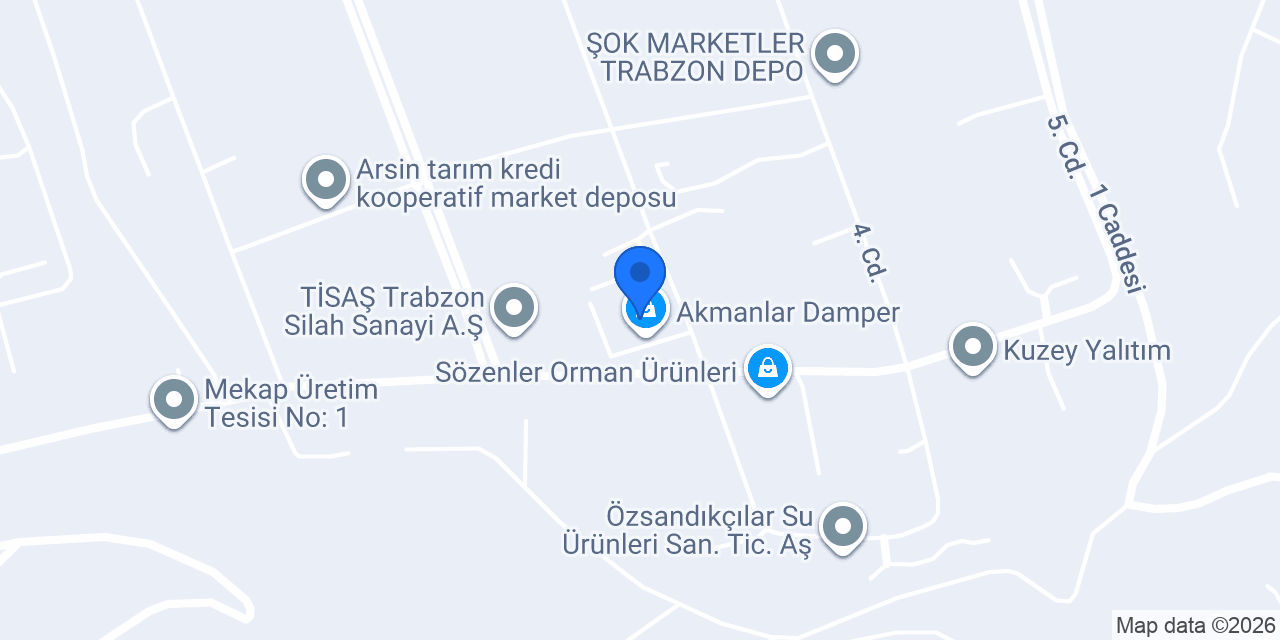Akmanlar Damper konumu