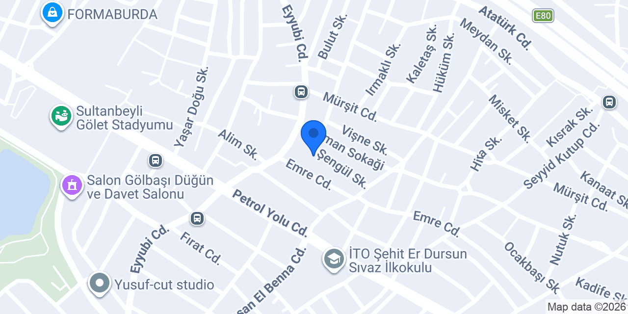Coşkun Isı Tesisat konumu