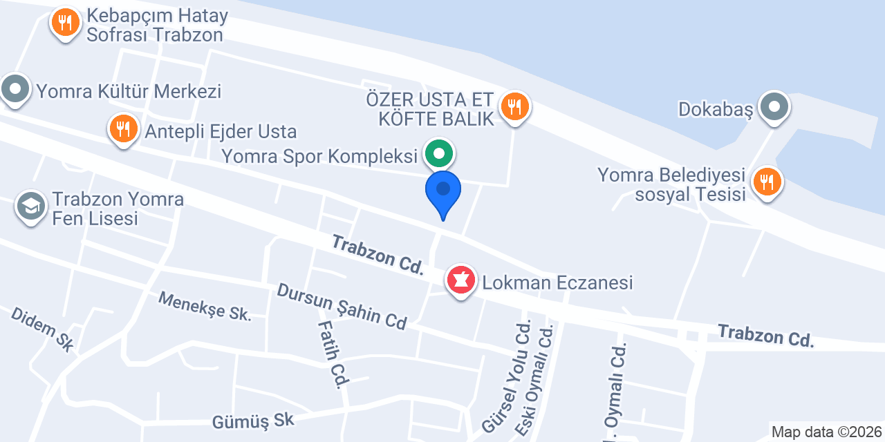 Yomra Merkez Ortaokulu konumu