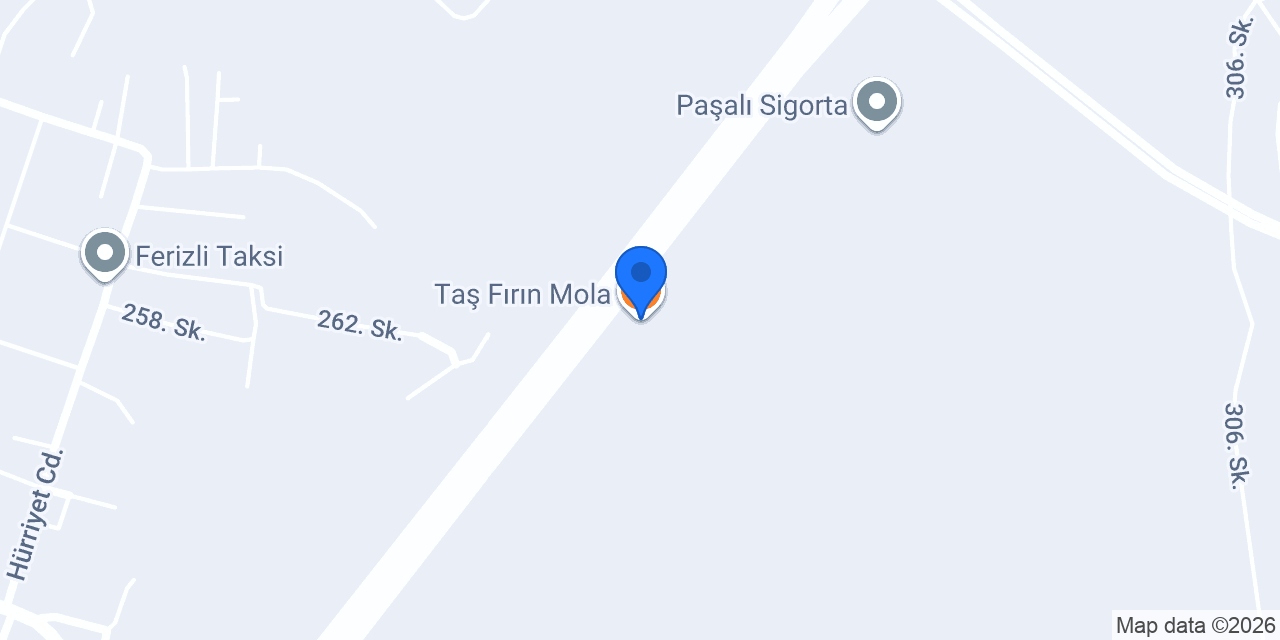 Taş Fırın Mola konumu