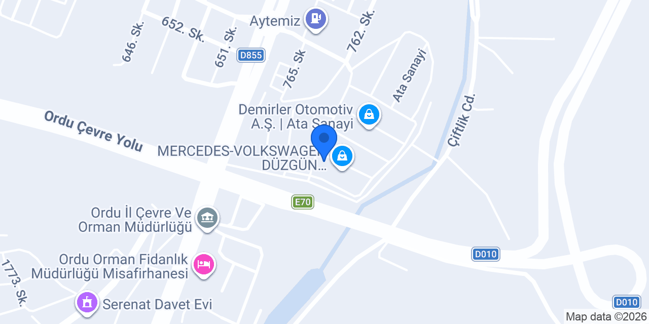 AUTO VEYSEL konumu